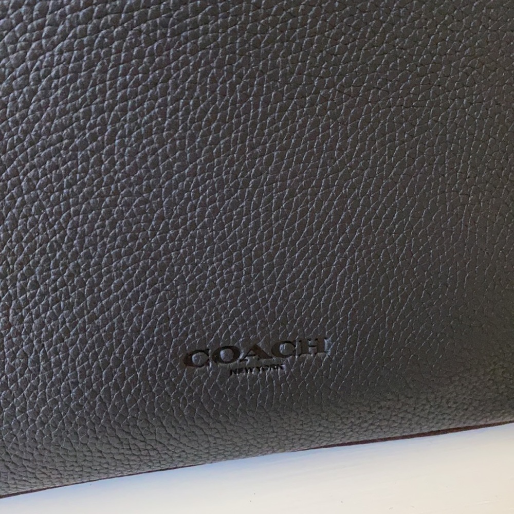 Coach Black Leather Backpack - Picture 2 of 8